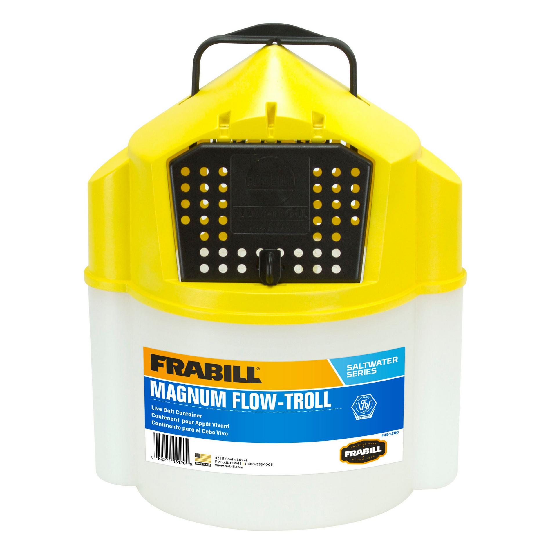 Frabill - The Frabill Magnum Bait Station 30 was designed for anglers who  fish more and fish bigger. Able to aerate up to 30 gallons, it's a great  way to keep large