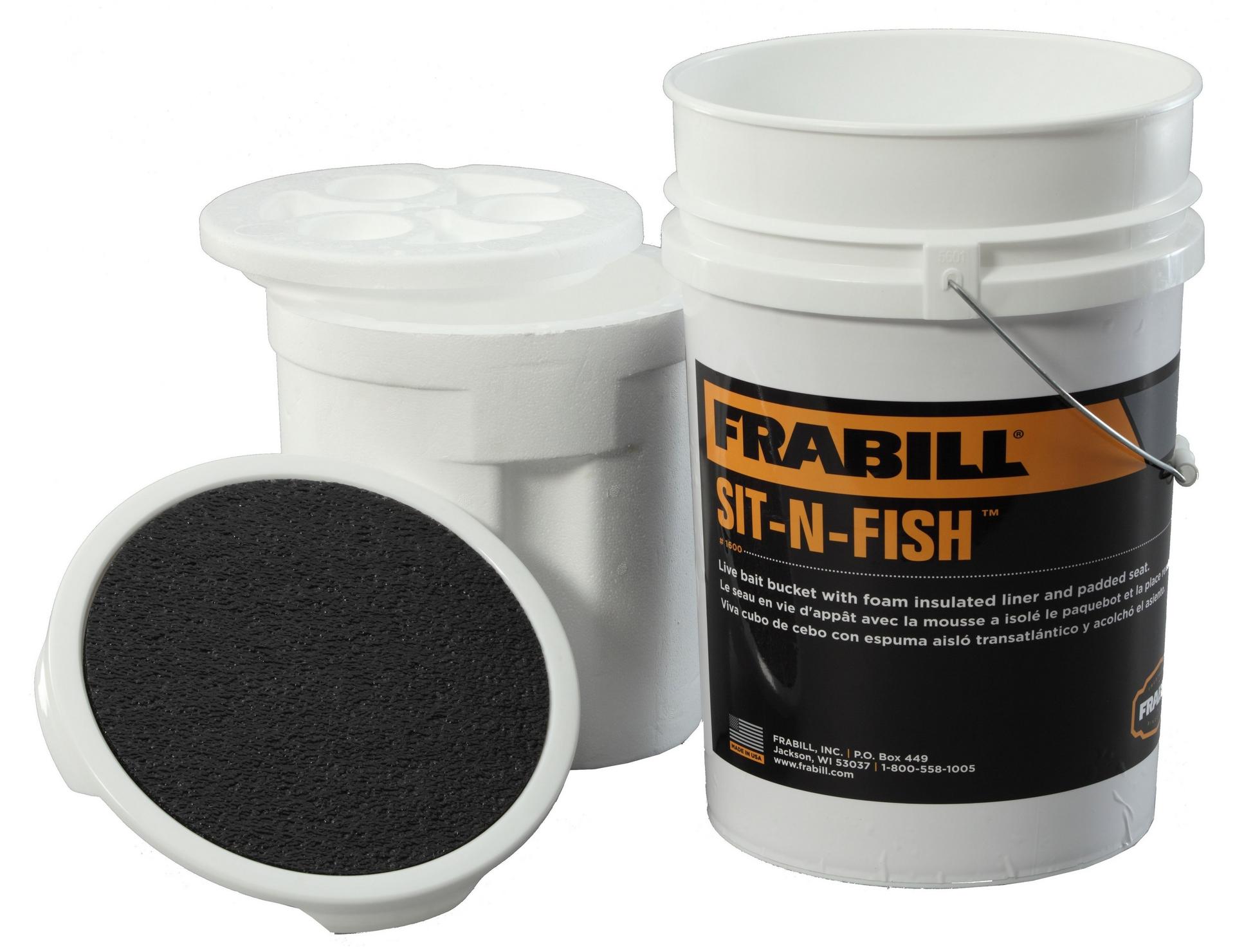 Frabill Pail Pak, Wrap-Around Storage Option For Bait Buckets, Easily  Straps Around 5 or 6-Gallon Buckets