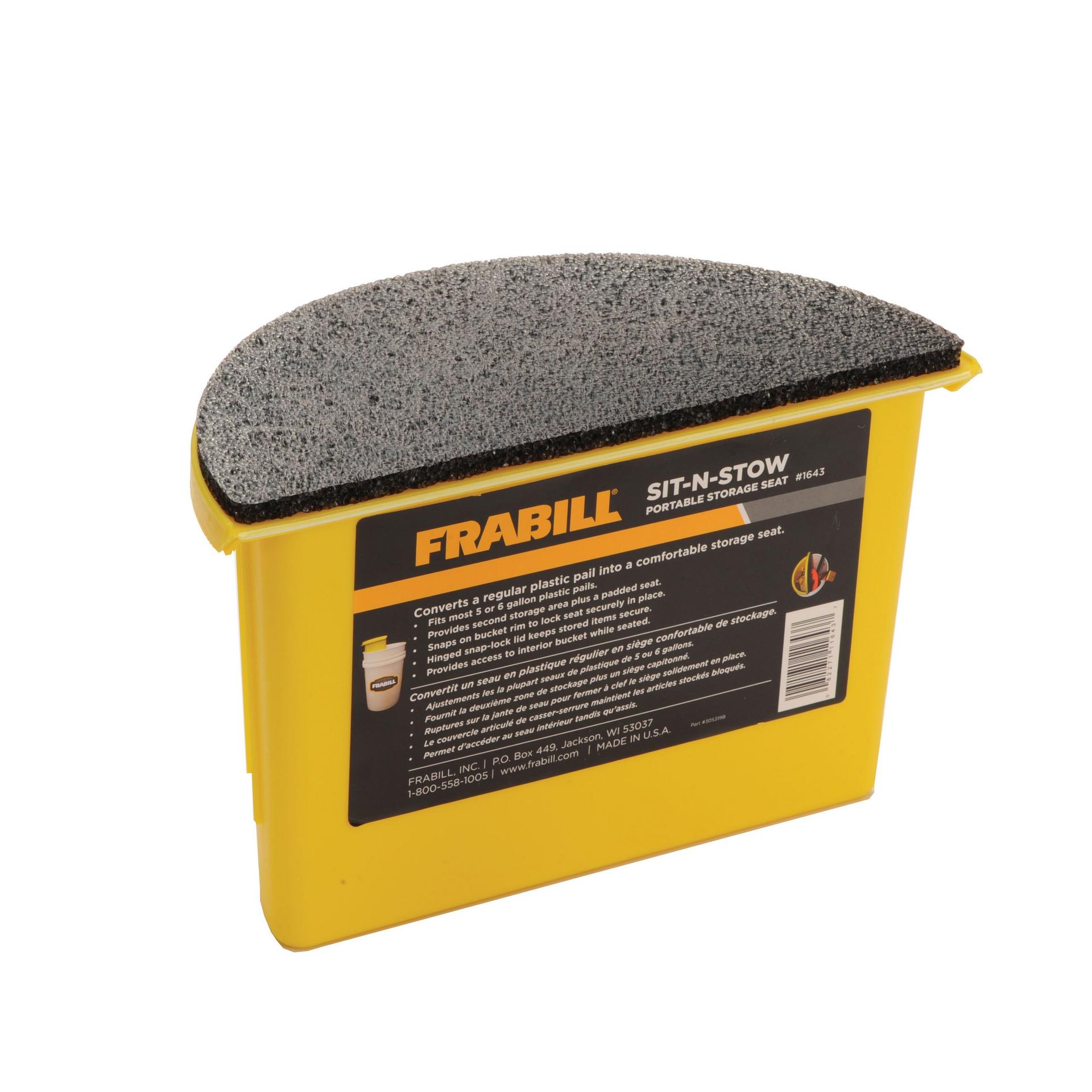 Frabill® FRBBA219 - Magnum 19.5 x 17.75 x 13.8 19 qt Multiple Bait  Bucket 