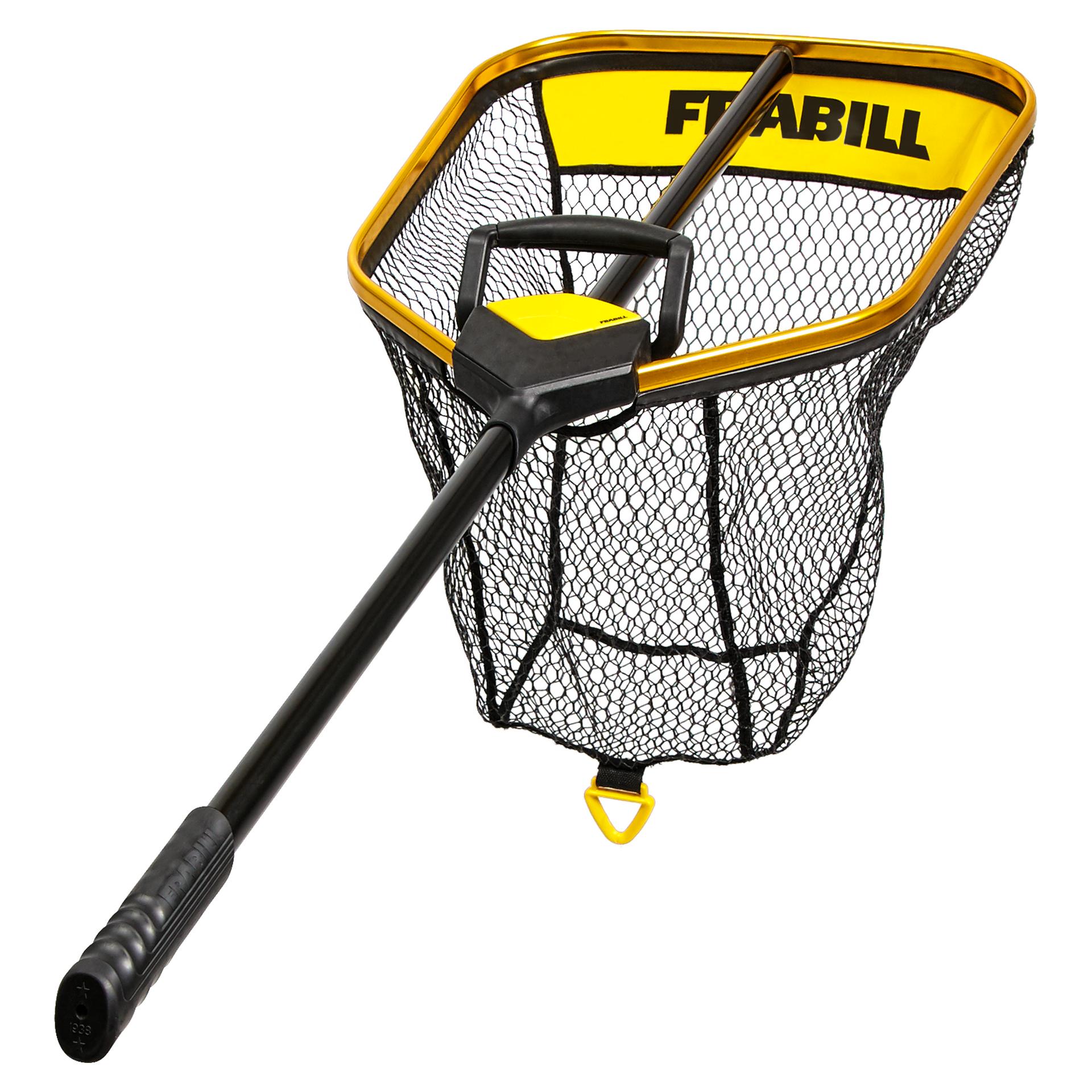 Frabill FRBNX24S Trophy Haul Landing Net - Black/Yellow - 24''x27