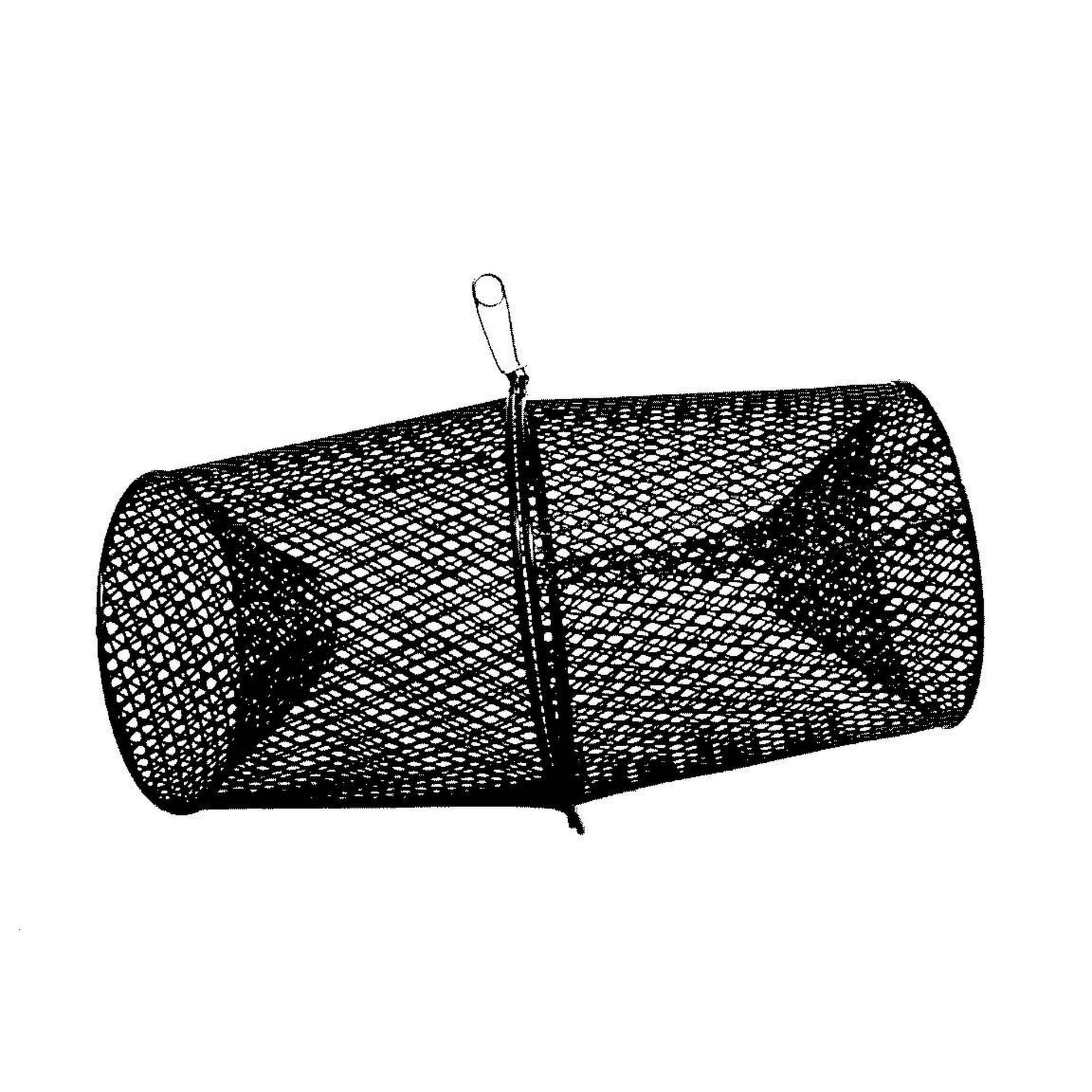 Fishing Fish Keep Alive Cage Net Foldable Crayfish Trap Bucket